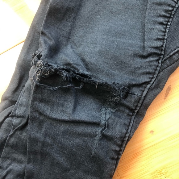 One Teaspoon Pants, Blue, Ripped Knees - Picture 4 of 8